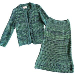 Vintage Two Piece Knit Set